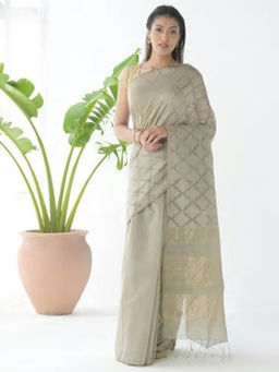 Fabindia - Cotton Silk Loom Woven Sari