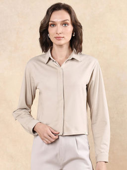 RAREISM - Ellery Primary Beige Regular Shirt