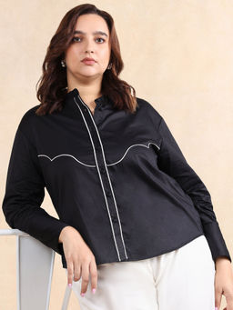 RAREISM - Jujo Dusky Black Regular Shirt