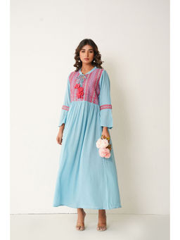 Keva Clothing - Gimlet Maxi Dress - Baby Blue