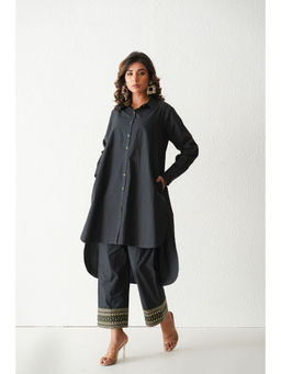 Keva Clothing - Mai Tai Hi Low Tunic - Black