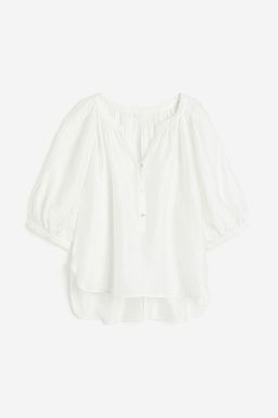 H&M - Women White Crinkled Blouse