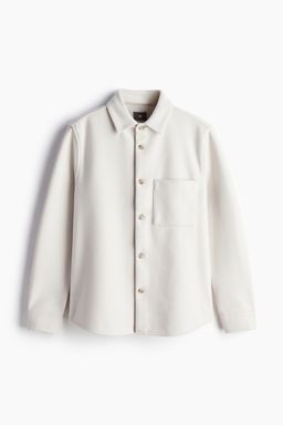 H&M - Men Beige Regular Fit Overshirt