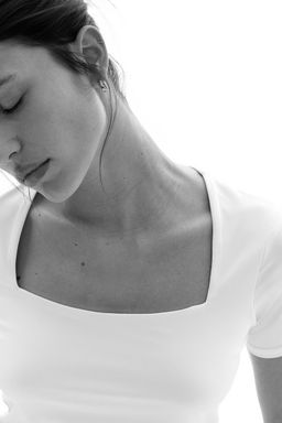 H&M - Women White Square-Neck Top