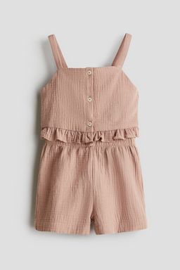 H&M - Girls Beige 2-Piece Muslin Set