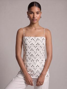 NISHORAMA - Rish Noodle Strap Short Kurti