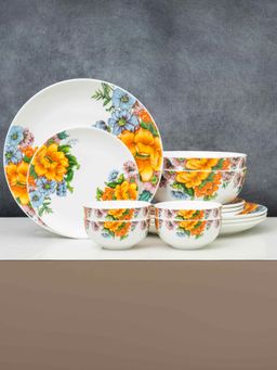 CLAY CRAFT - Fine Ceramic Urmi Eco4 Dinner Set Dinner Plates, Dining Set for Dinner