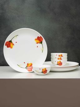 CLAY CRAFT - Fine Ceramic Urmi Eco3 Dinner Set Dinner Plates, Dining Set for Dinner