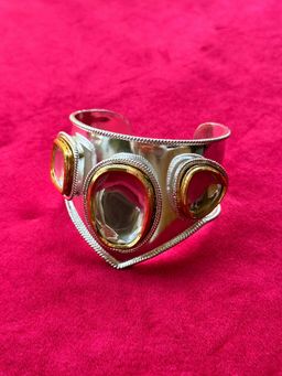 Valliyan - Polki Wonder Woman Handcuff Silver