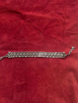 Valliyan - Thick Silver Metal Choker