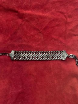 Valliyan - Thick Silver Metal Choker