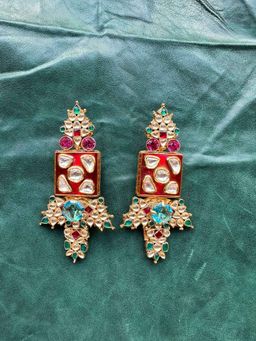 Valliyan - Polki Mosaic Earrings