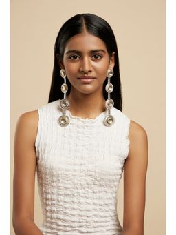 Valliyan - Polki Four Dot Earrings