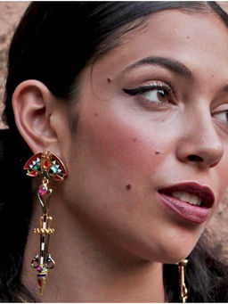 Valliyan - Red Cairo Earrings