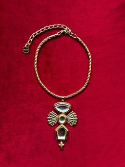 Valliyan - Polki Wing Necklace
