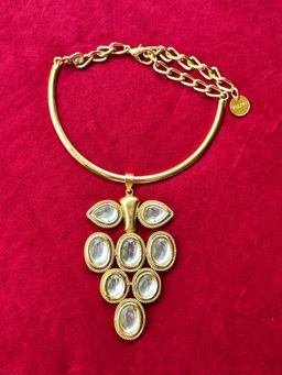 Valliyan - Polki Grape Necklace