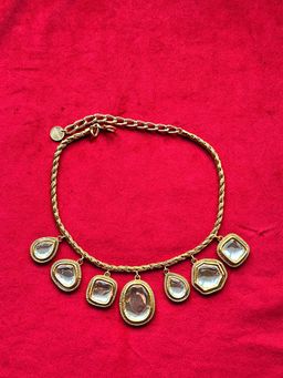 Valliyan - Polki Rope Charm Gold