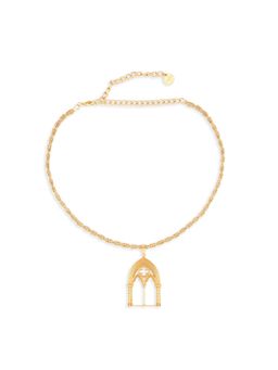 Valliyan - Gold Cristine Chapel Necklace