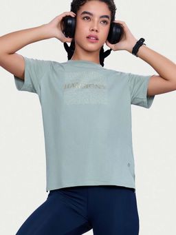 Enamor - Cotton Active T-Shirt For Green Women - A301