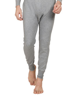 Model - Men Grey Regular Fit Thermal Pant