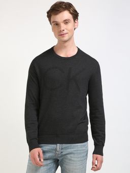 Calvin Klein - Logo Regular Fit Cotton Sweater