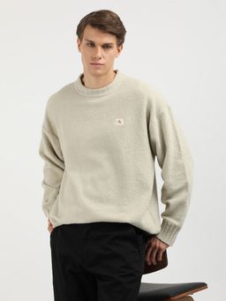 Calvin Klein - Textured Oversized Fit Cotton Sweater