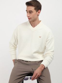 Calvin Klein - Solid Relaxed Fit Cotton Sweater