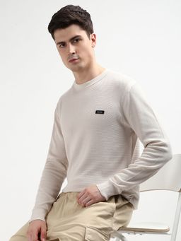 Calvin Klein - Solid Regular Fit Cotton Sweater
