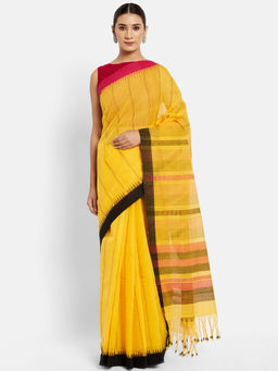 Fabindia - Cotton Woven Sari without Blouse