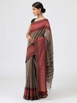 Fabindia - Cotton Printed Floral Sari