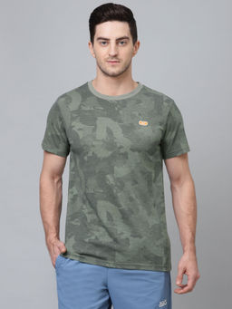 ASICS - At Aop Ss 2 Green Casual T-Shirt