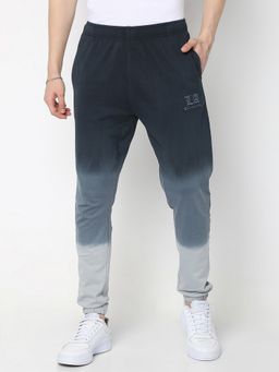 R&B - Grey Fleece Ombre Mid Waist Joggers