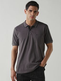 Reid & Taylor - Grey Men's Polo T-Shirt