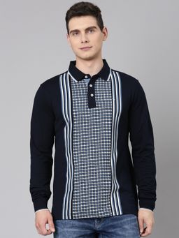 Classic Polo - Men'S Multicolour Slim Fit Printed Cotton Polo T-Shirt