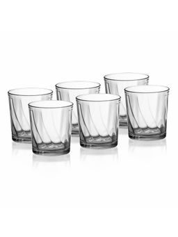 Smartserve - Kyknos Whiskey Glass Set, Transparent, 285ml (Set of 6)