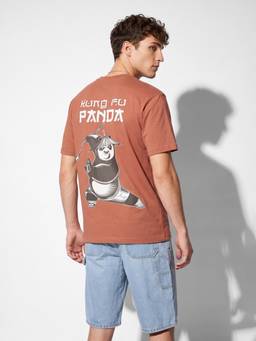 max - Rust Oversized Kung Fu Panda T-Shirt
