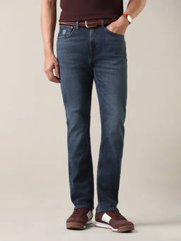 U.S. Polo Assn. Denim Co. - Harold Slim Straight Fit Blue Jeans