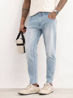 WROGN - Blue Washed Skinny Slim Fit Denim Jeans