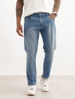 WROGN - Blue Washed Slim Fit Denim Jeans