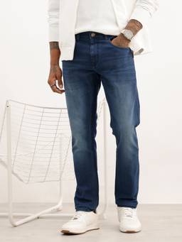 WROGN - Blue Washed Slim Fit Denim Jeans