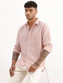 WROGN - Pink Regular Fit Checkered Aop Shirt