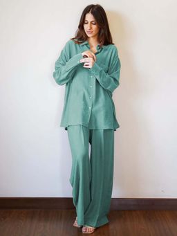 Autumnlane - Adele Tiffany Green Co-Ord (Set of 2)