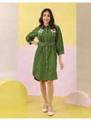 Green color option, Currently selected