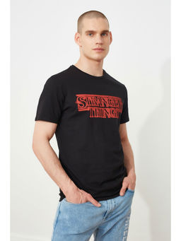 Trendyol - Man Black T-Shirt