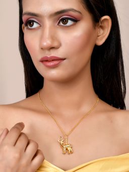 Silvermerc Designs - Gold Plated Pendent Necklace Gold
