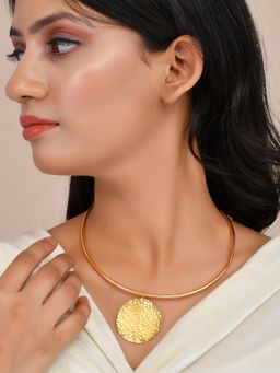 Silvermerc Designs - Western Gold Plated Necklace