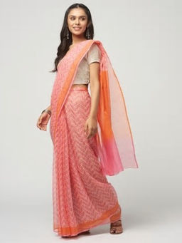 Fabindia - Cotton Silk Kota Printed Sari
