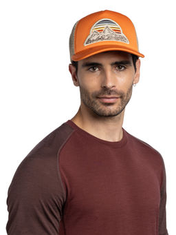 Buff - Unisex Orange Trucker Summer Hiking Trekking Biking Cycling Running Cap (One Size)