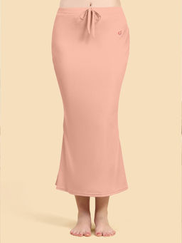 Trendmalls - Lycra Spandex Saree Shapewear Petticoat For Women Peach