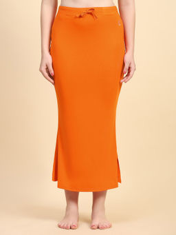 Trendmalls - Lycra Spandex Saree Shapewear Petticoat For Women Orange